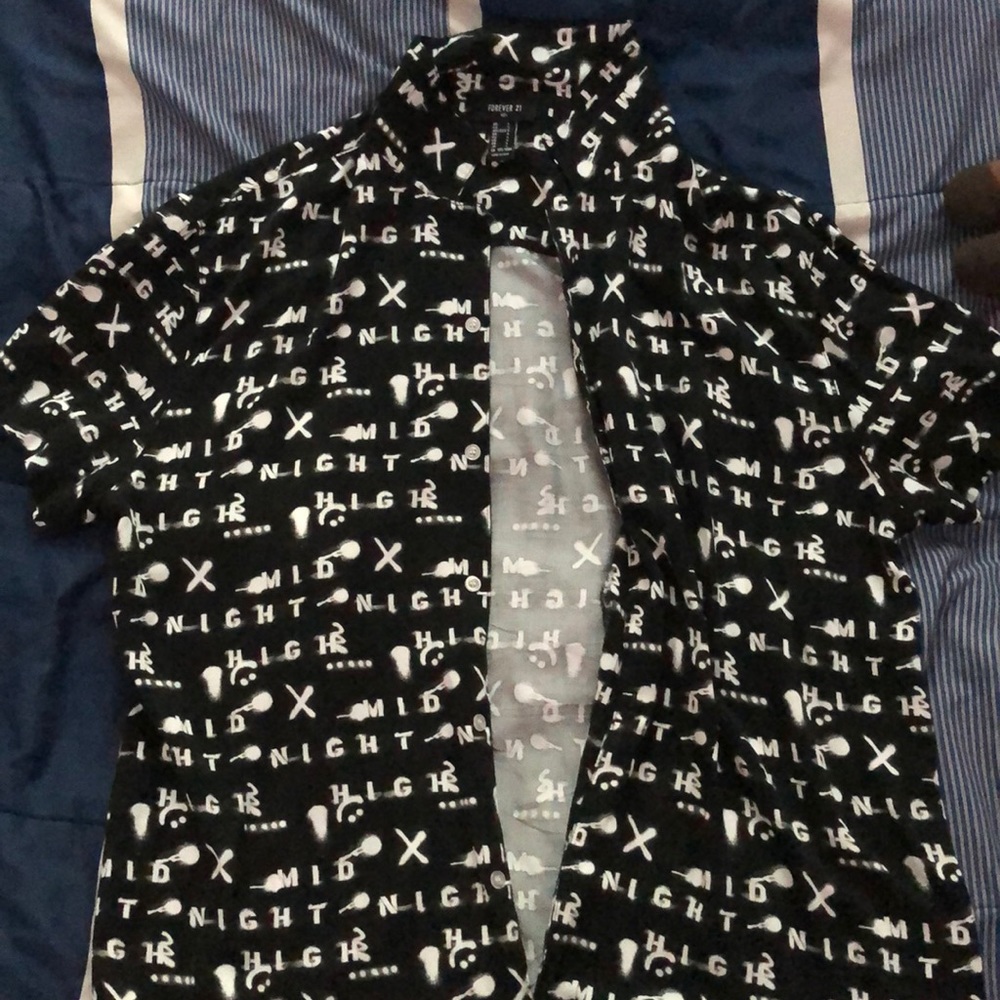 Midnight high dress shirt